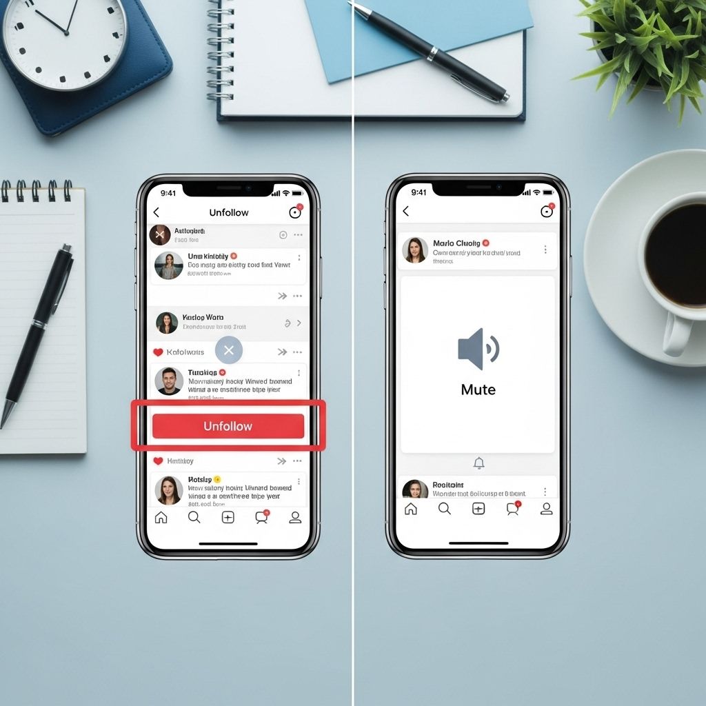 Unfollowing vs. Muting Accounts for Healthier Feed: A Comprehensive Guide to Curating Your Social Environment Set digital boundaries to reduce anxiety and make scrolling a more positive experience.