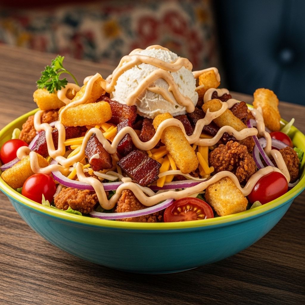 Not all salads are created equal—uncover the unhealthy truth lurking behind 10 popular restaurant salads and learn what to watch out for.