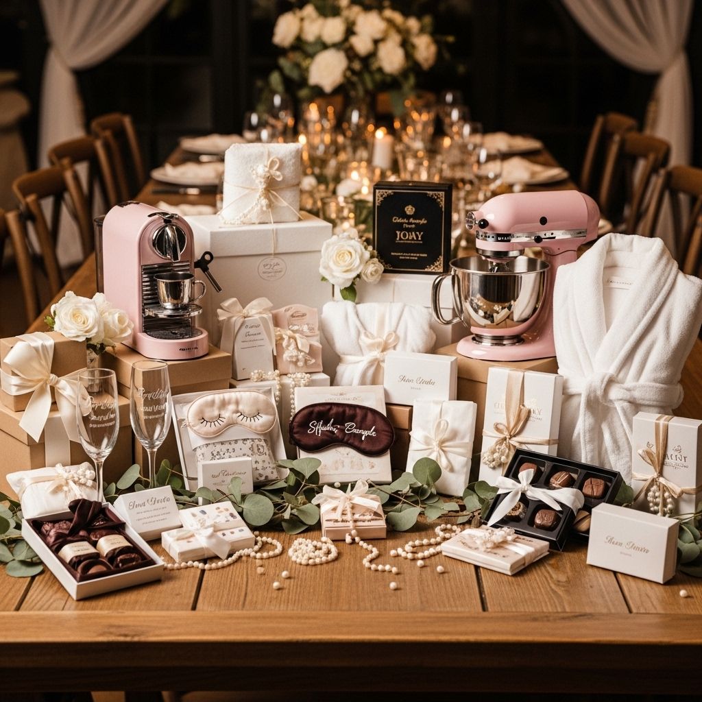 Discover unique, stylish, and thoughtful bridal shower gifts that every bride and couple will treasure long after the celebration ends.