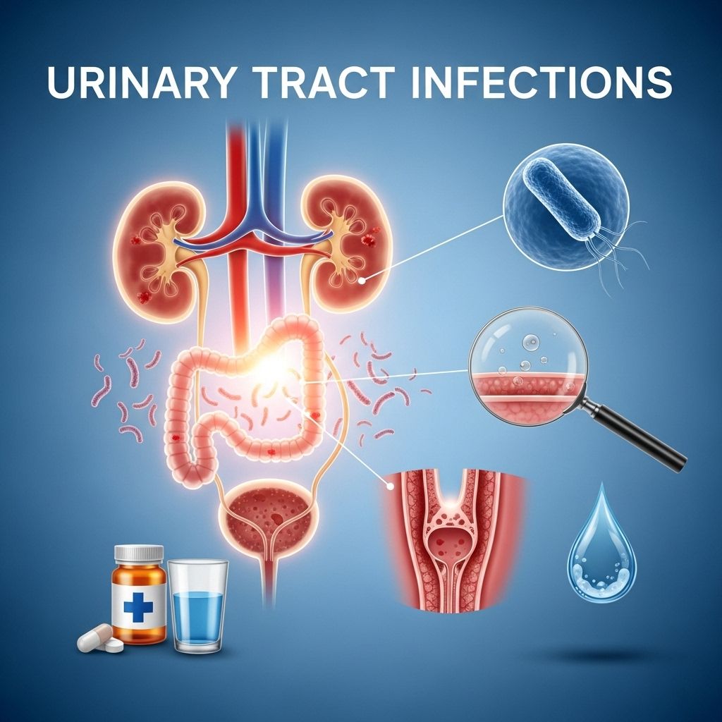 Urinary Tract Infections: Causes, Symptoms, Treatments, and Prevention Comprehensive guide to understanding, diagnosing, and managing urinary tract infections across all ages and risk groups.