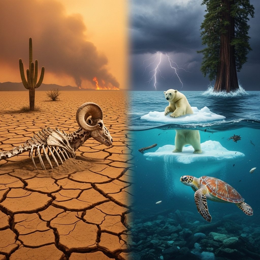 From coral reefs to songbirds, climate change is driving iconic US species closer to extinction in subtle and startling ways.