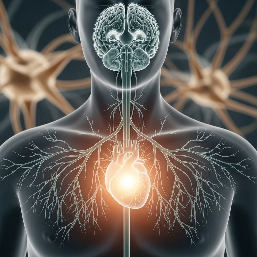 Unlocking Emotional Balance: Vagus Nerve Activation Through Self-Compassion Strategies Mindful kindness meets soothing signals to ease stress and restore emotional calm.