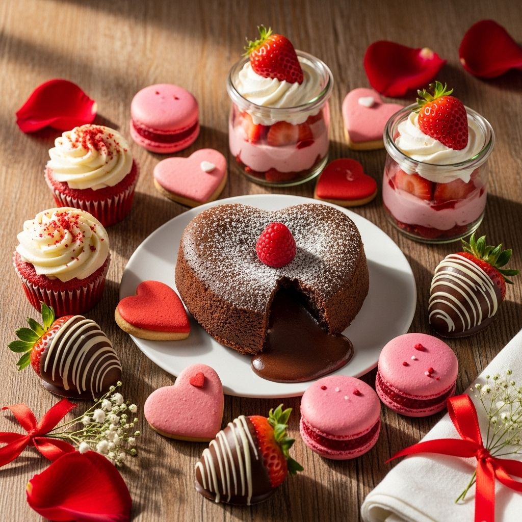 Decadent chocolates and vibrant fruit tarts make every sweet moment unforgettable.