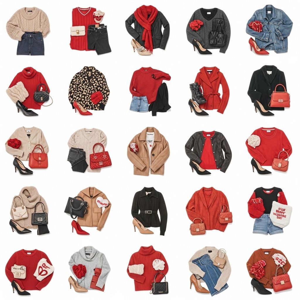 Step up your Valentine's style with curated looks for every mood, from flirty date-night glamour to cozy Netflix-ready ensembles.