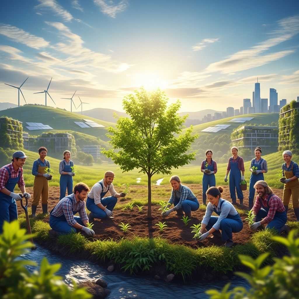 Exploring the role, risks, and potential of optimistic narratives in climate action against widespread uncertainty.