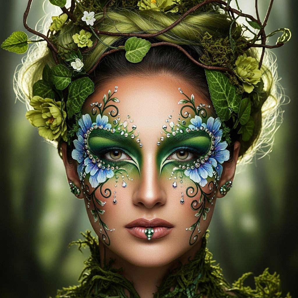 Dive into Vander Von Odd’s striking gothic Mother Nature makeover—glitter, geometry, and high-impact drag artistry for bold beauty inspiration.
