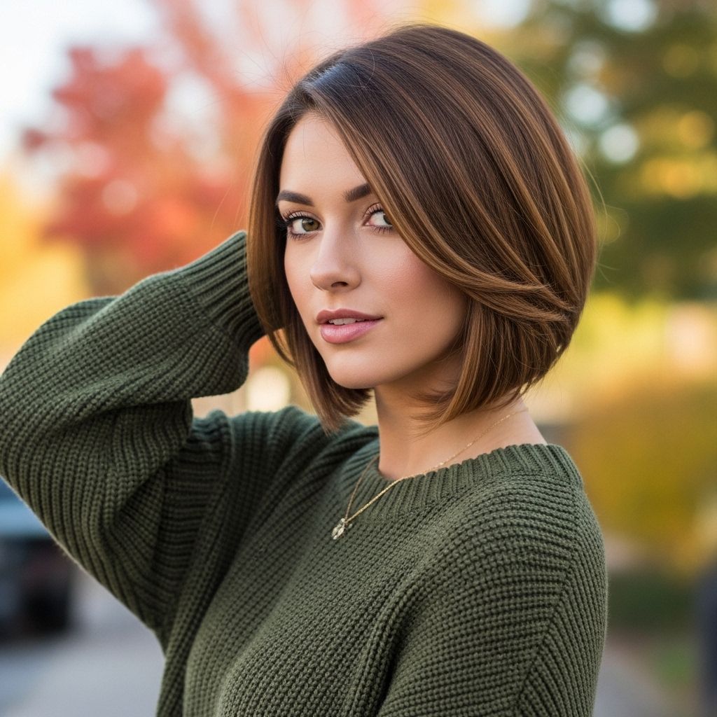 Shake up your look this fall with the varsity bob—a fresh, lived-in bob cut blending collegiate polish and effortless texture.