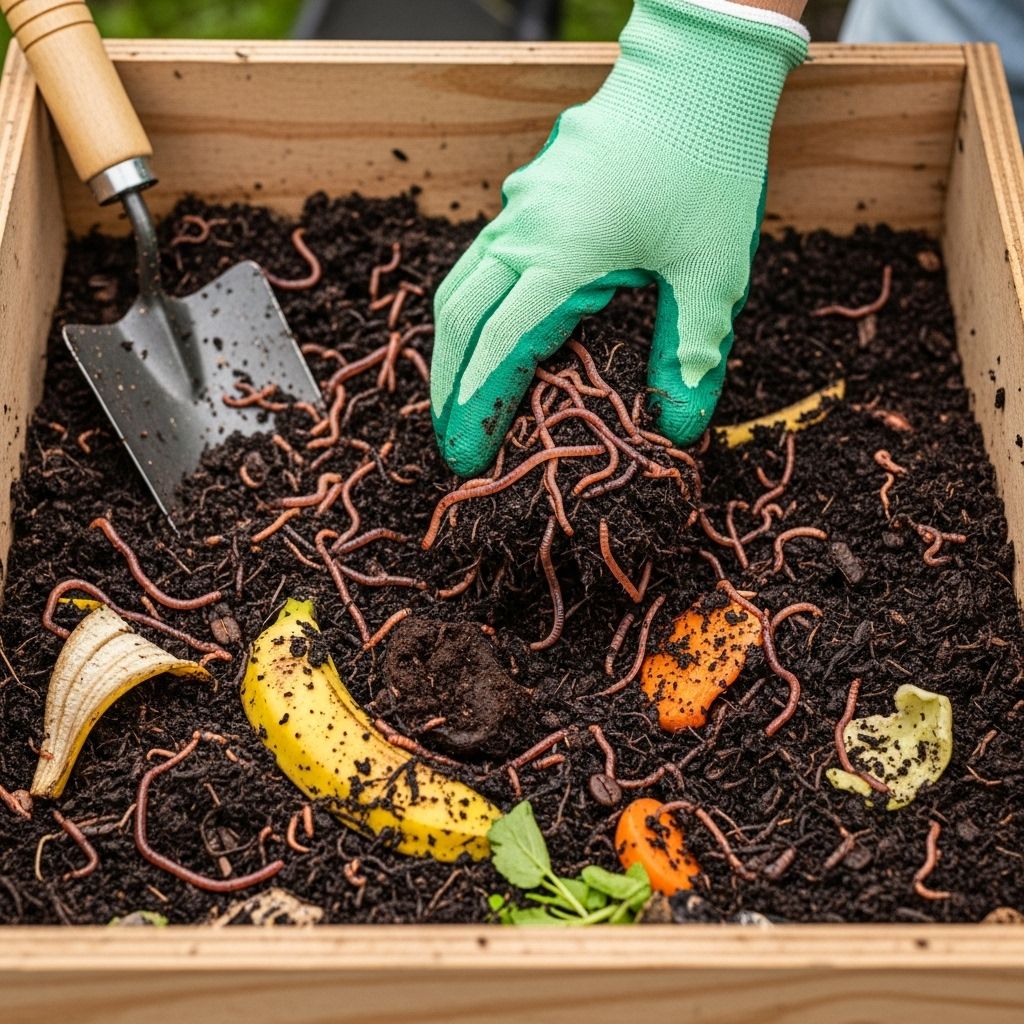 Learn how to transform kitchen scraps into nutrient-rich compost through the sustainable practice of vermicomposting at home.