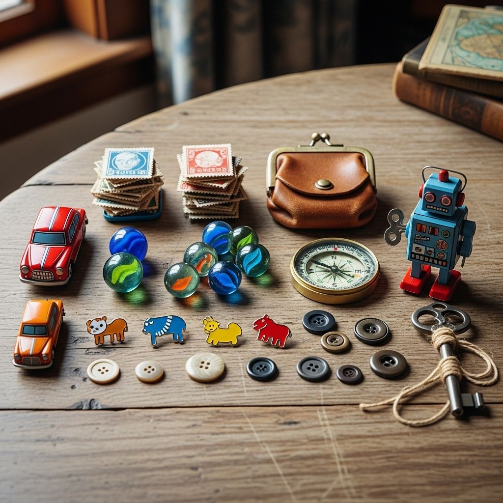 Encourage curiosity and research skills by exploring the charm of classic collectibles.