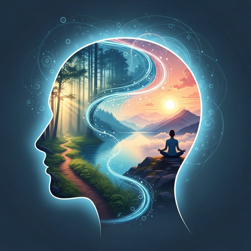 Visualization & Guided Imagery for Deep Relaxation: Complete Guide Harness imagination to transform stress into moments of deep calm and renewal.