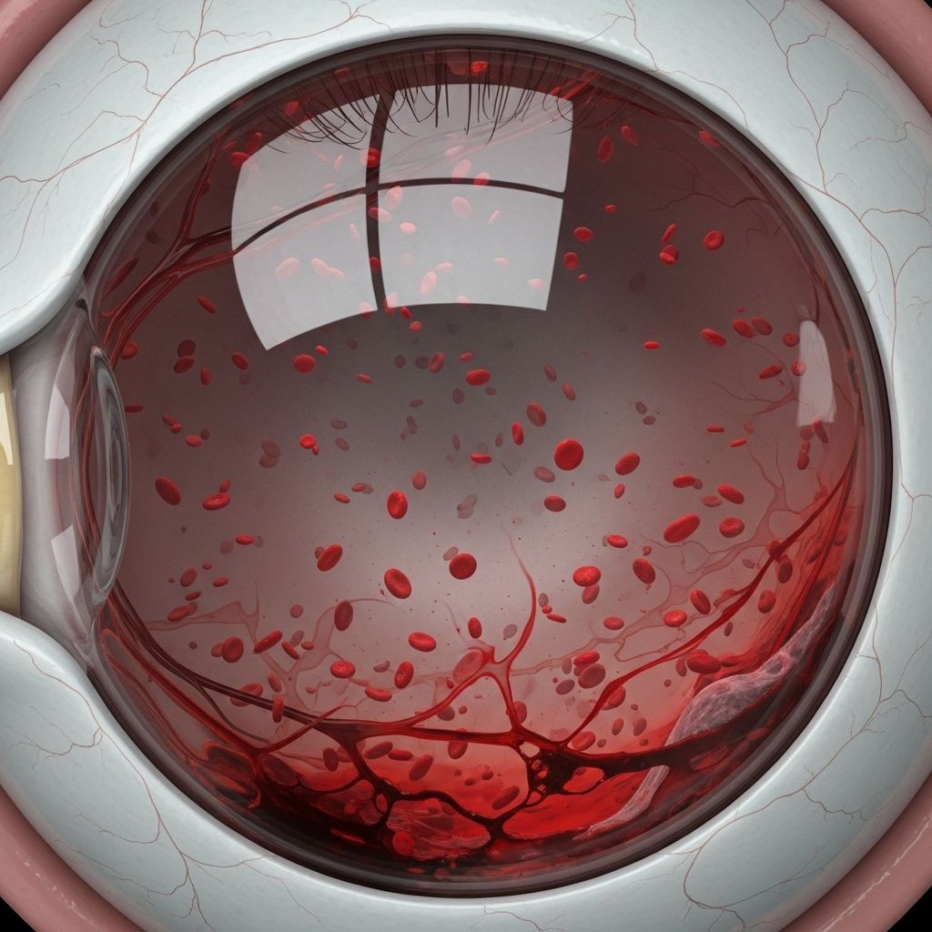 Vitreous Hemorrhage: Causes, Symptoms, Diagnosis, and Treatment Explore vitreous hemorrhage, a serious eye condition marked by internal bleeding, outlining its symptoms, risk factors, causes, diagnosis, and available treatments.