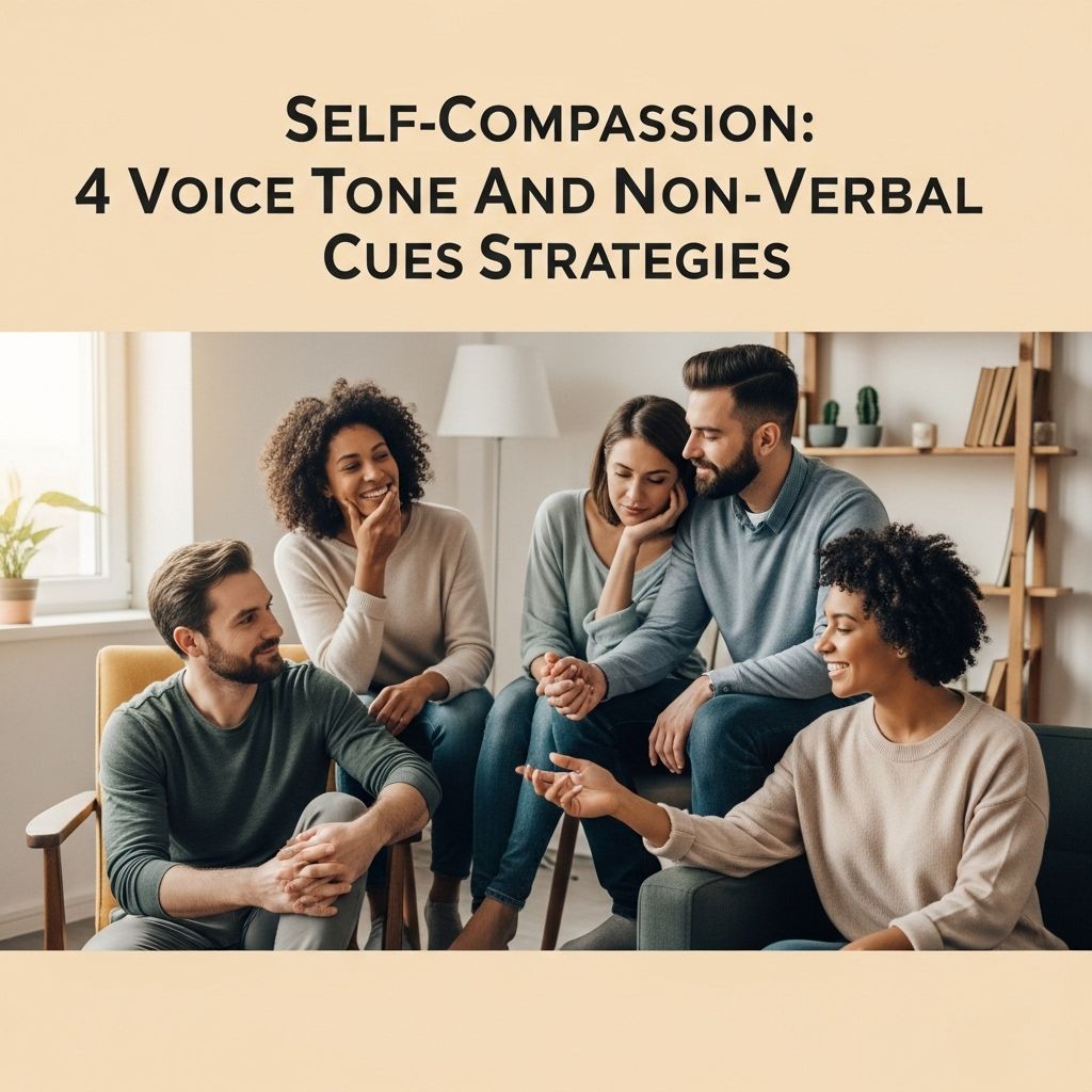 Harnessing Voice Tone and Non-Verbal Cues to Foster Self-Compassion: Science, Practice, and Everyday Life Embrace softer speech patterns and mindful gestures to nurture your emotional well-being.
