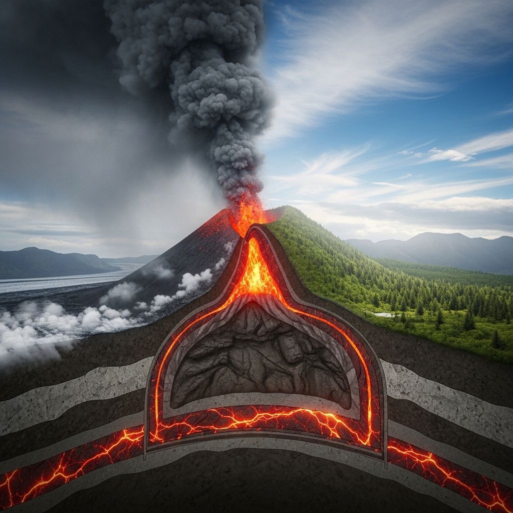 Volcanoes shape climate through dramatic cooling and subtle warming, revealing Earth's past—and warning for its future.