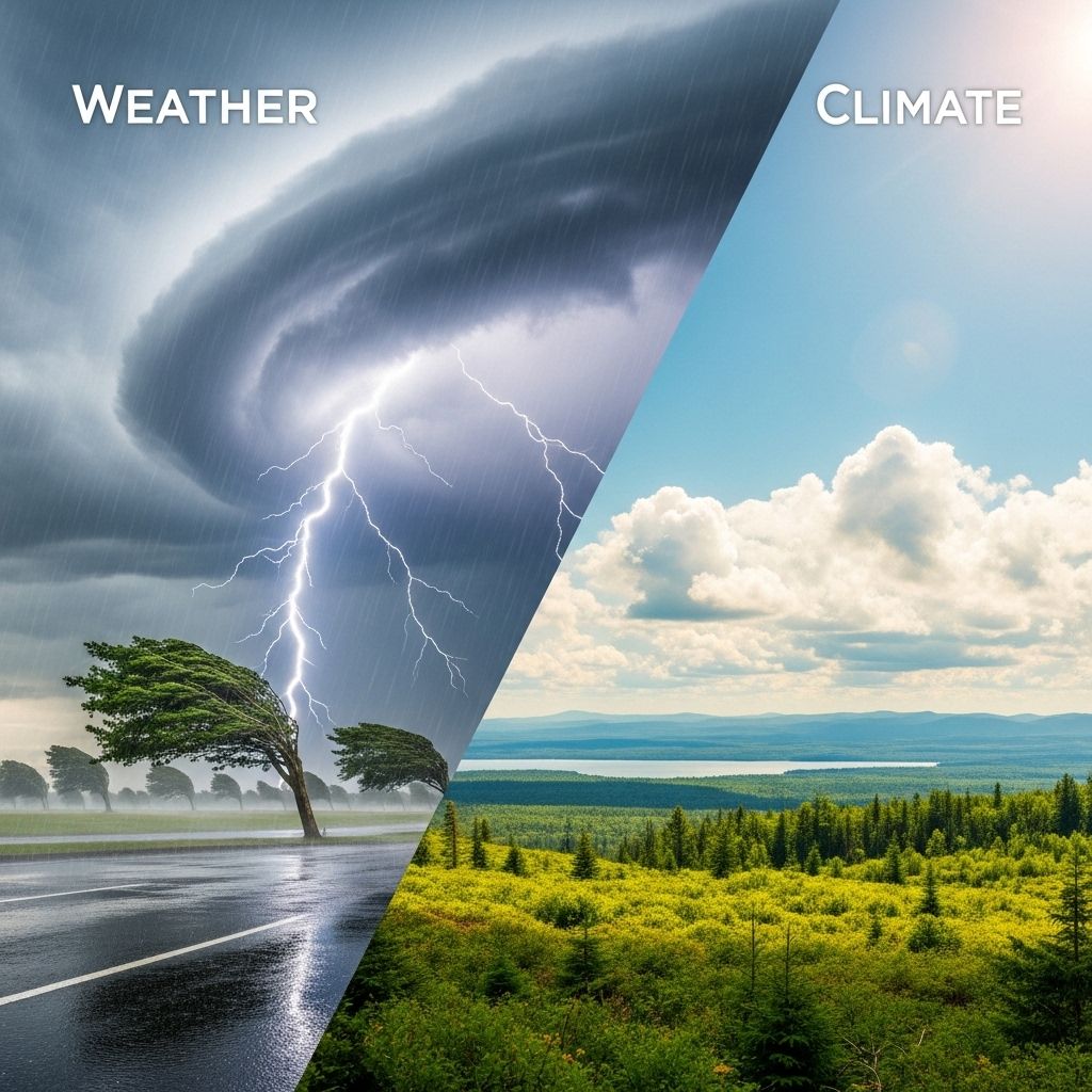 Explore the fundamental distinctions between weather and climate, and why these differences matter for our understanding of Earth’s changing environment.