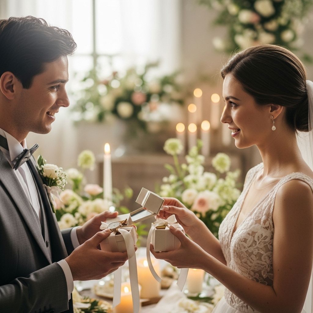 Celebrate your big day with the ultimate guide to sentimental, personalized, and creative wedding day gift exchange ideas for couples.