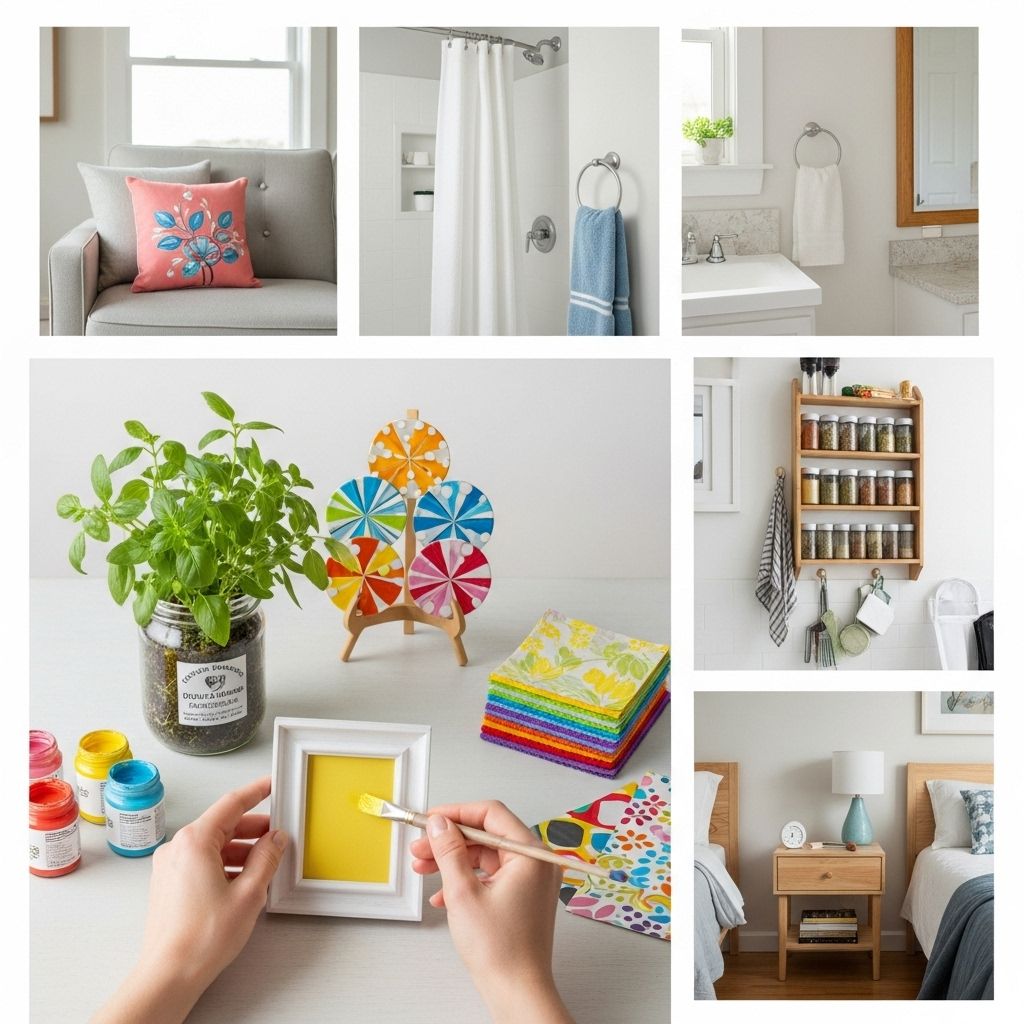 15 Weekend Home Projects for Under $20 to Refresh Every Room Transform dated spaces into stylish, efficient rooms using simple DIY tricks.
