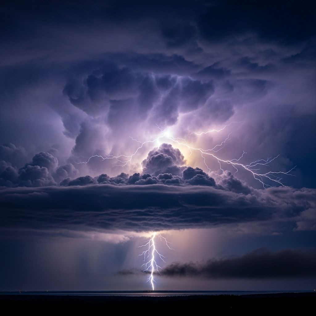Discover the science behind lightning, its formation, impact on trees, and the fascinating process connecting sky and earth.