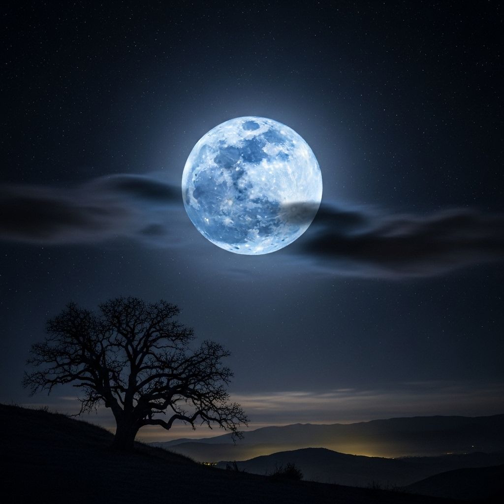 Science and folklore converge to explain why this lunar event is so exceptionally rare.