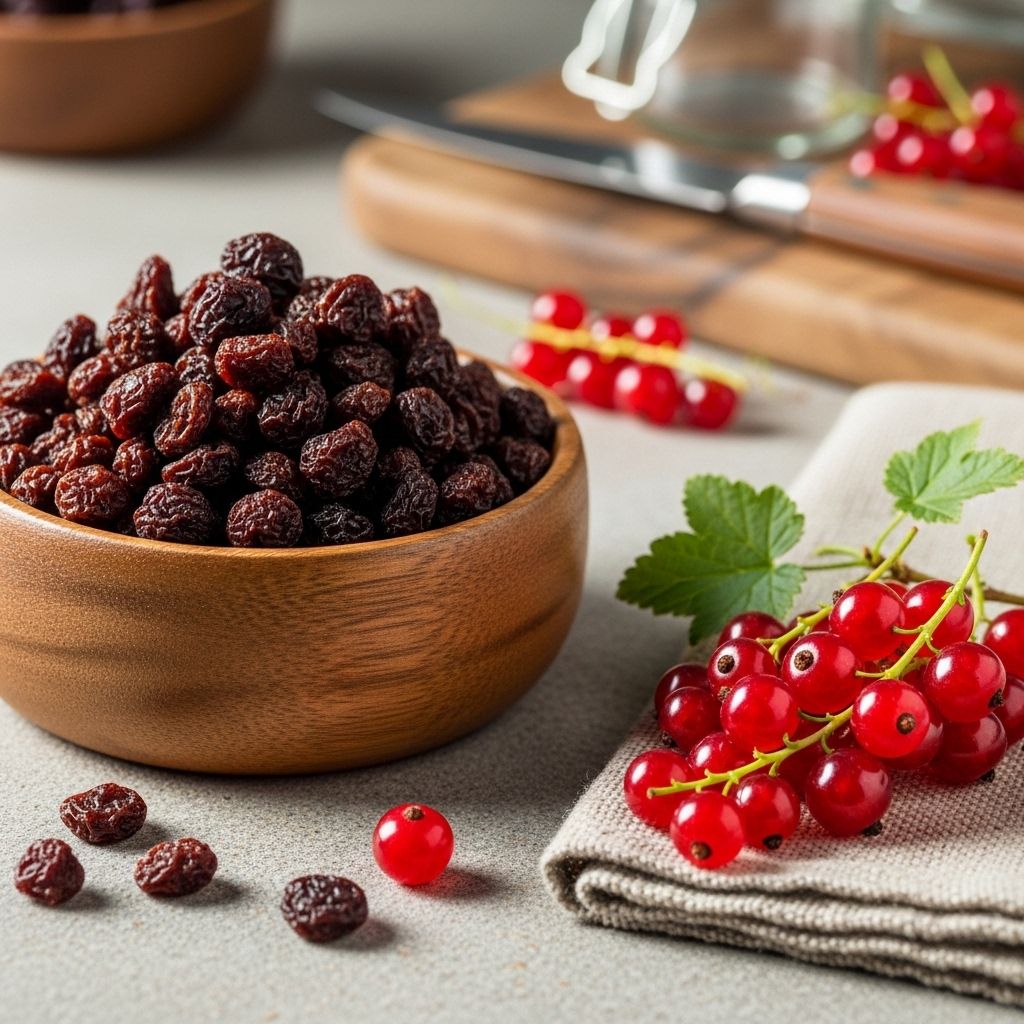 Discover the rich flavor, health benefits, and versatile uses of dried currants in cooking and baking.