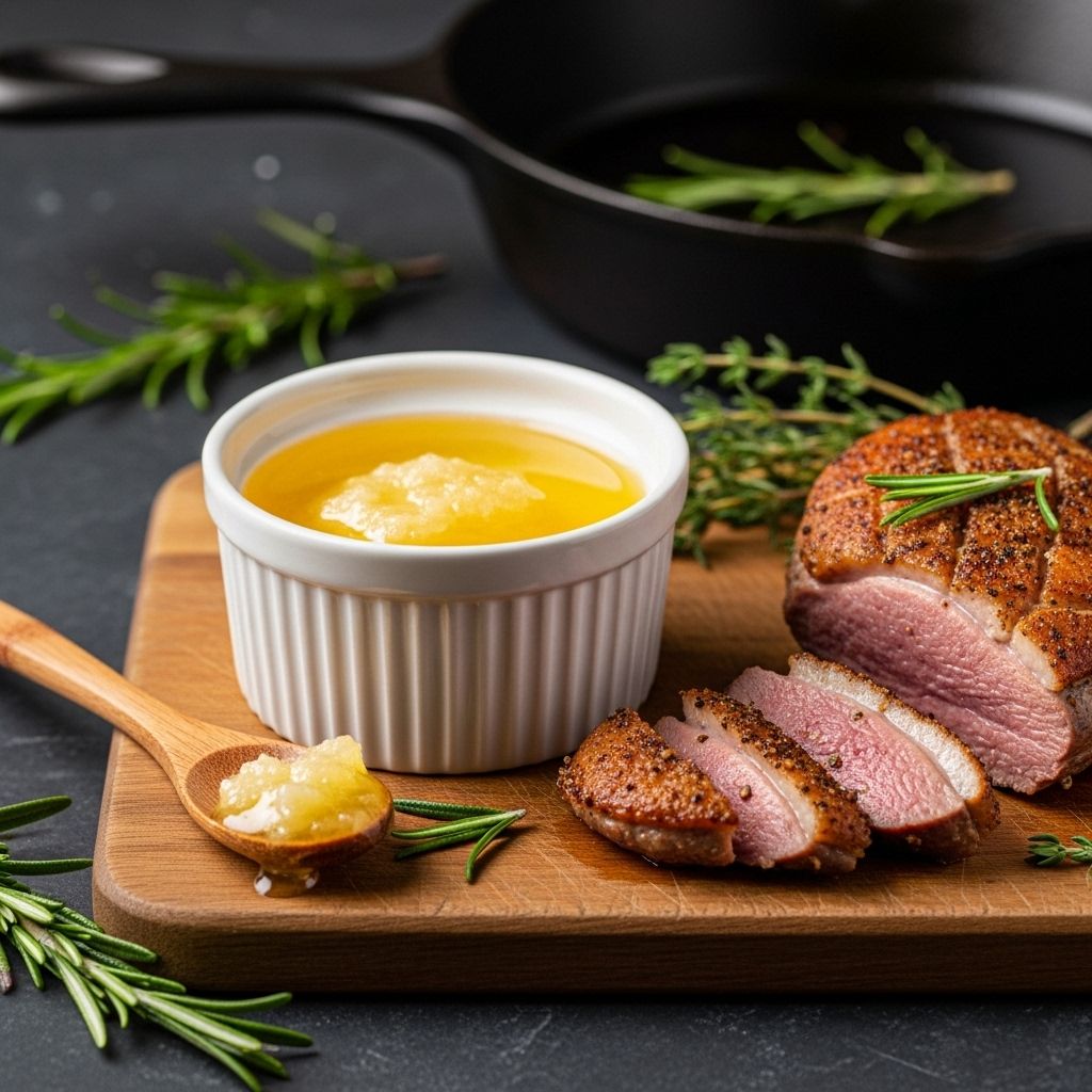 Discover the rich flavor, diverse uses, and health benefits that make duck fat a chef's secret weapon.