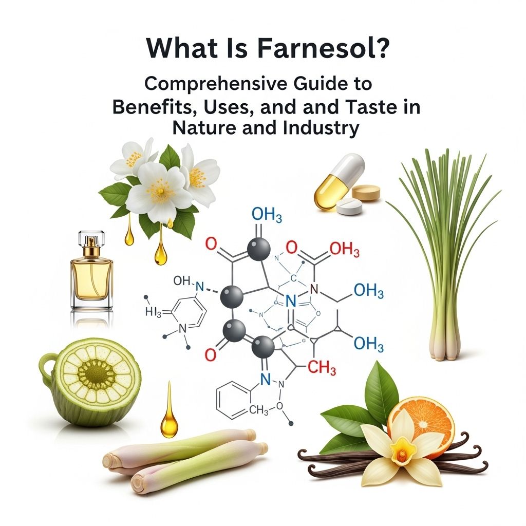What Is Farnesol? Comprehensive Guide to Benefits, Uses, and Taste in Nature and Industry Uncover Farnesol: its chemical profile, health benefits, applications, and sensory notes in foods and fragrances.