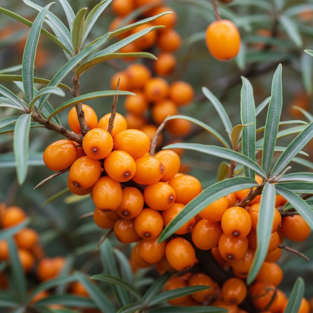 Vibrant orange berries packed with nutrients to nourish skin and boost immune function.