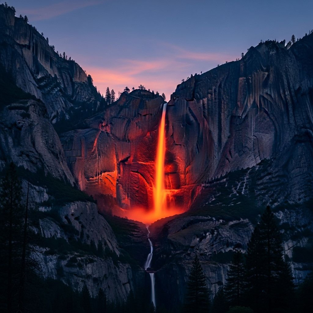 Discover the science and stories behind Yosemite's legendary Firefall, where nature's perfection turns water to fire every February evening.