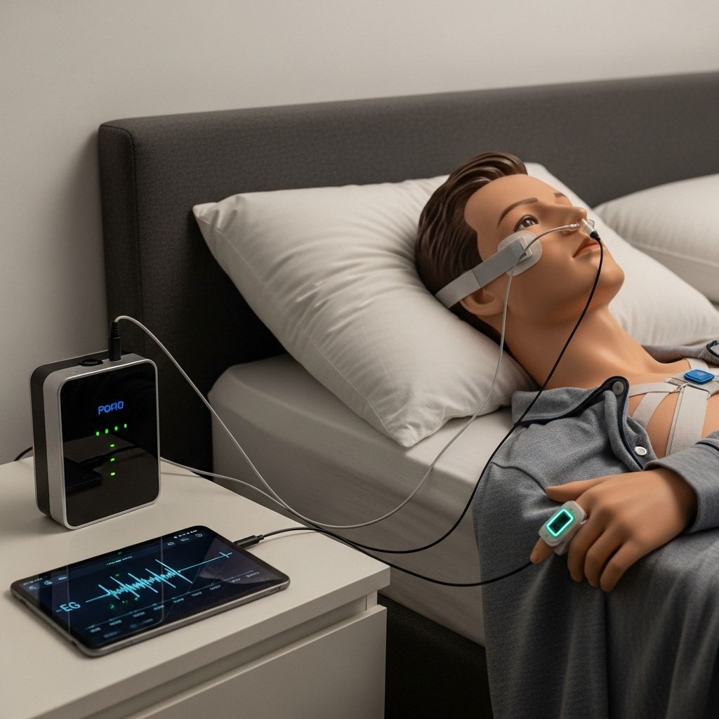 Discover the essentials of at-home sleep testing, its uses, limitations, and how it compares to in-lab studies for diagnosing sleep disorders.