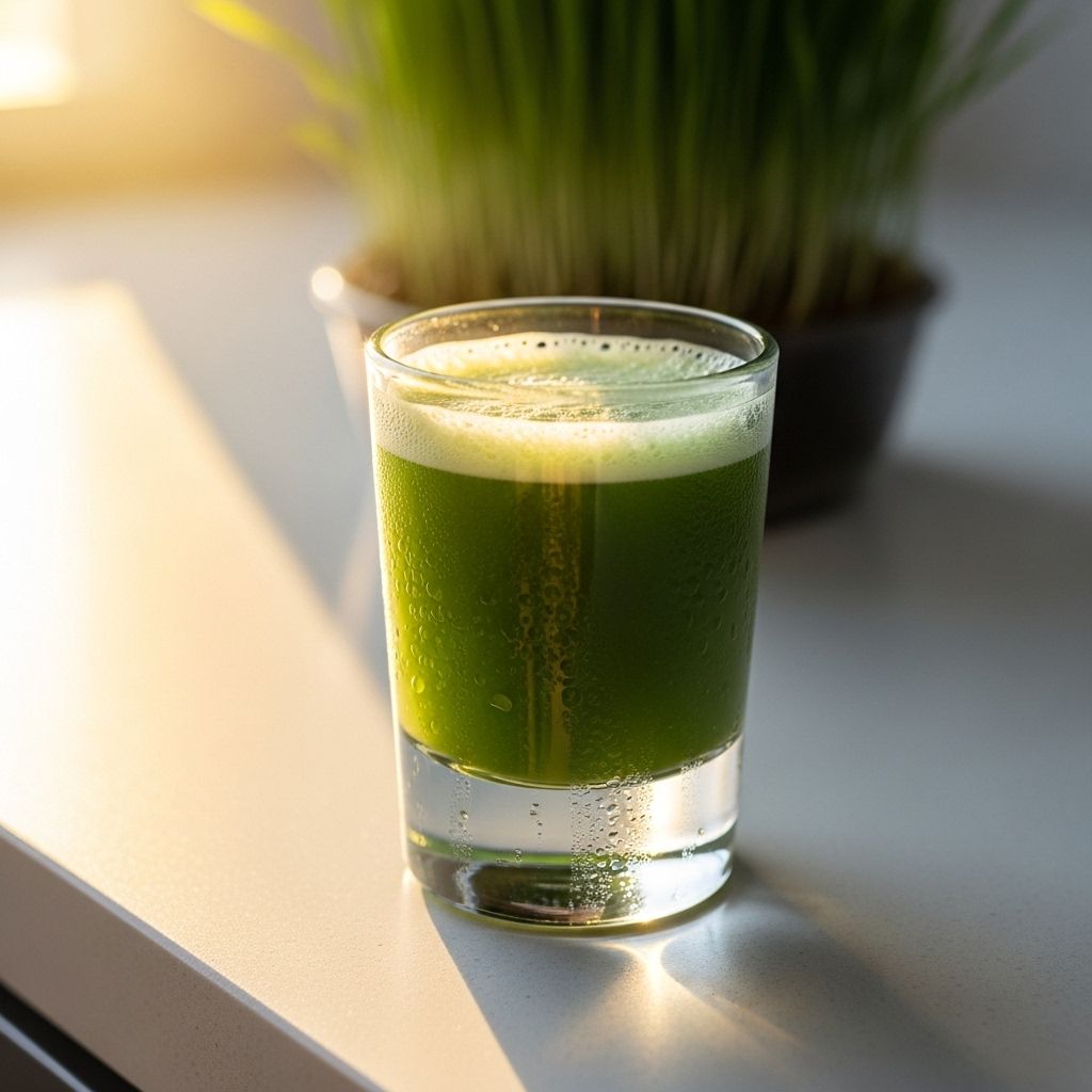 An honest two-week journey with daily wheatgrass shots: benefits, surprises, and science-backed side effects.