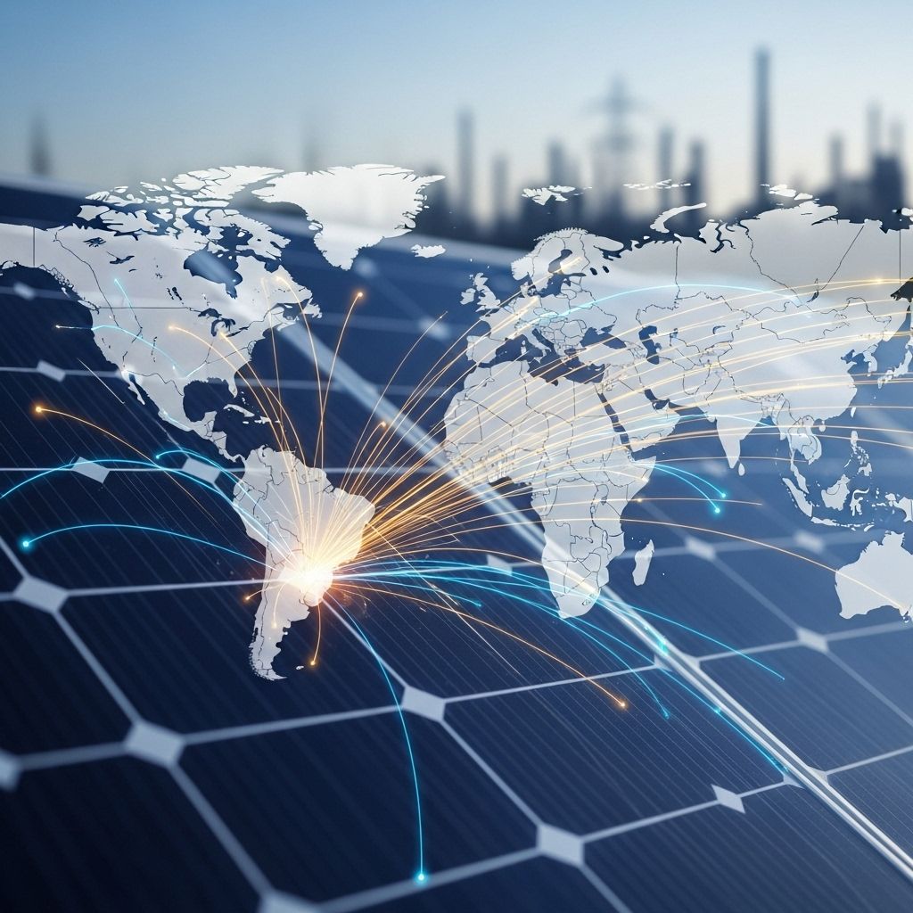 An in-depth look at the global solar panel manufacturing landscape, key players, and the impacts of location on sustainability.