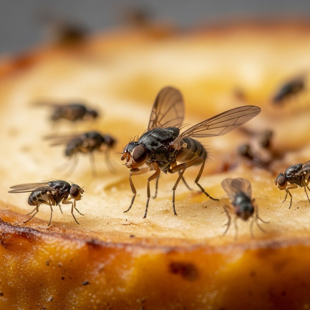 Delve into the fascinating origins, rapid life cycles, and effective prevention of fruit flies in the home and wild.