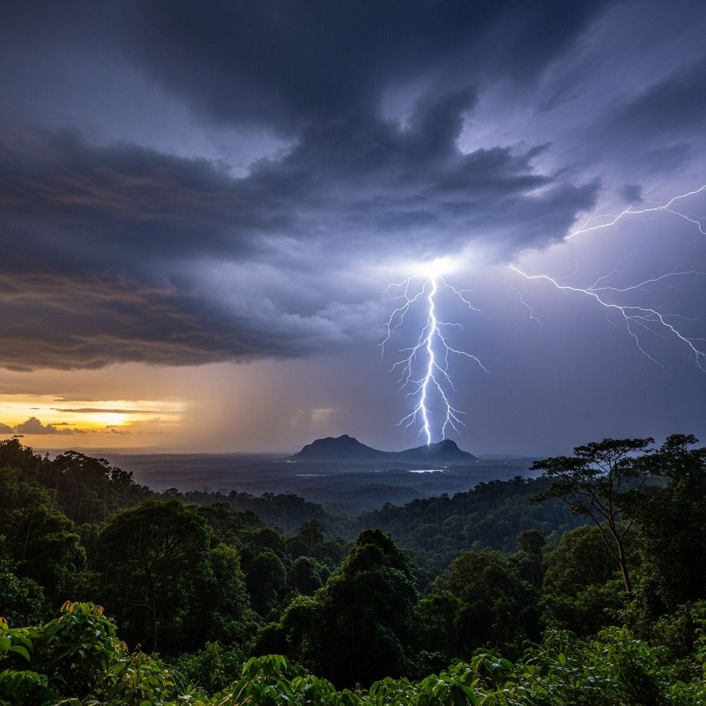 Discover why Earth's most electrifying places face the highest rates of lightning strikes and the profound effects on forests and climate.