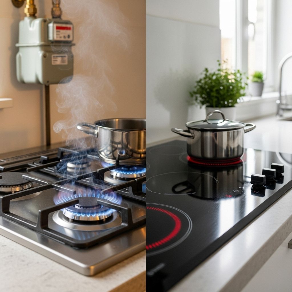 Uncover the environmental and health impacts of gas vs. electric stoves, including emissions, efficiency, and greener alternatives.