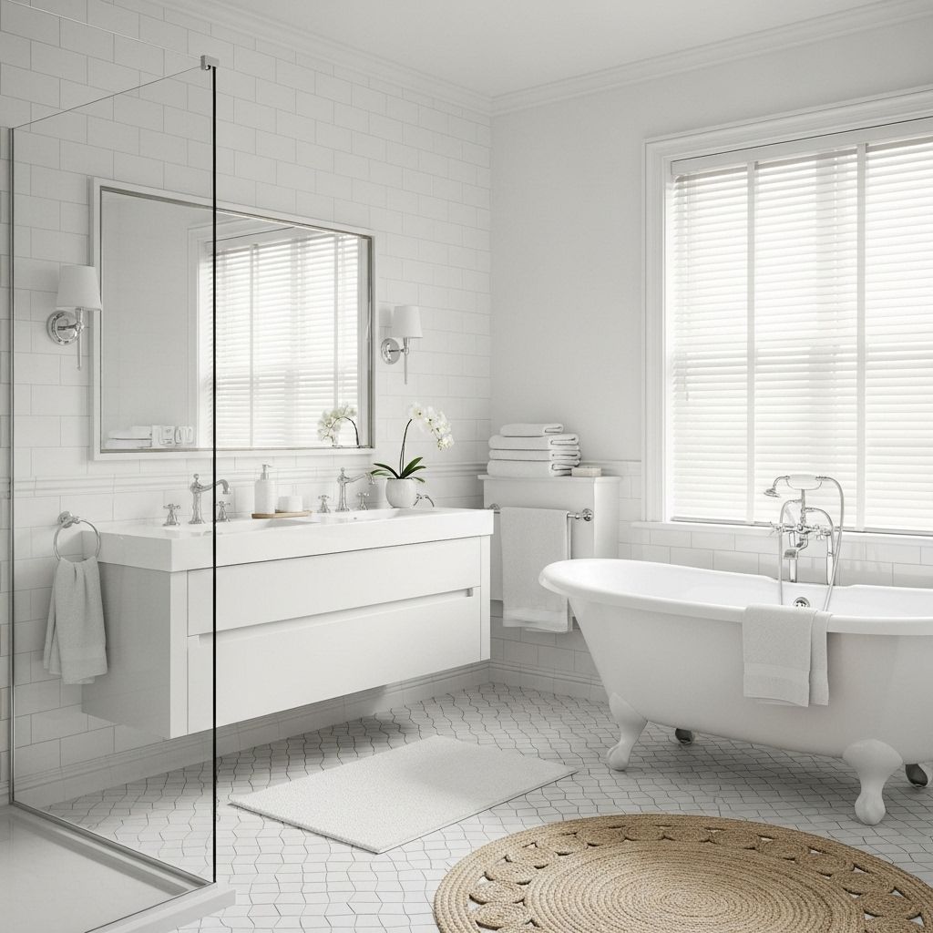 30 Bright and Inviting White Bathroom Ideas for Every Style From country charm to modern serenity, discover versatile ways to decorate your bathroom using the timeless beauty of white.