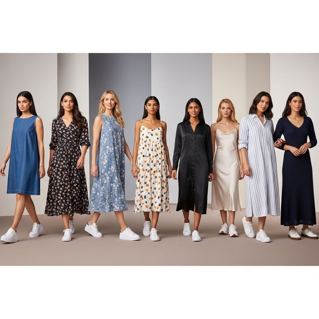 Discover how to pair classic white sneakers with any dress for comfort, style, and effortless sophistication.