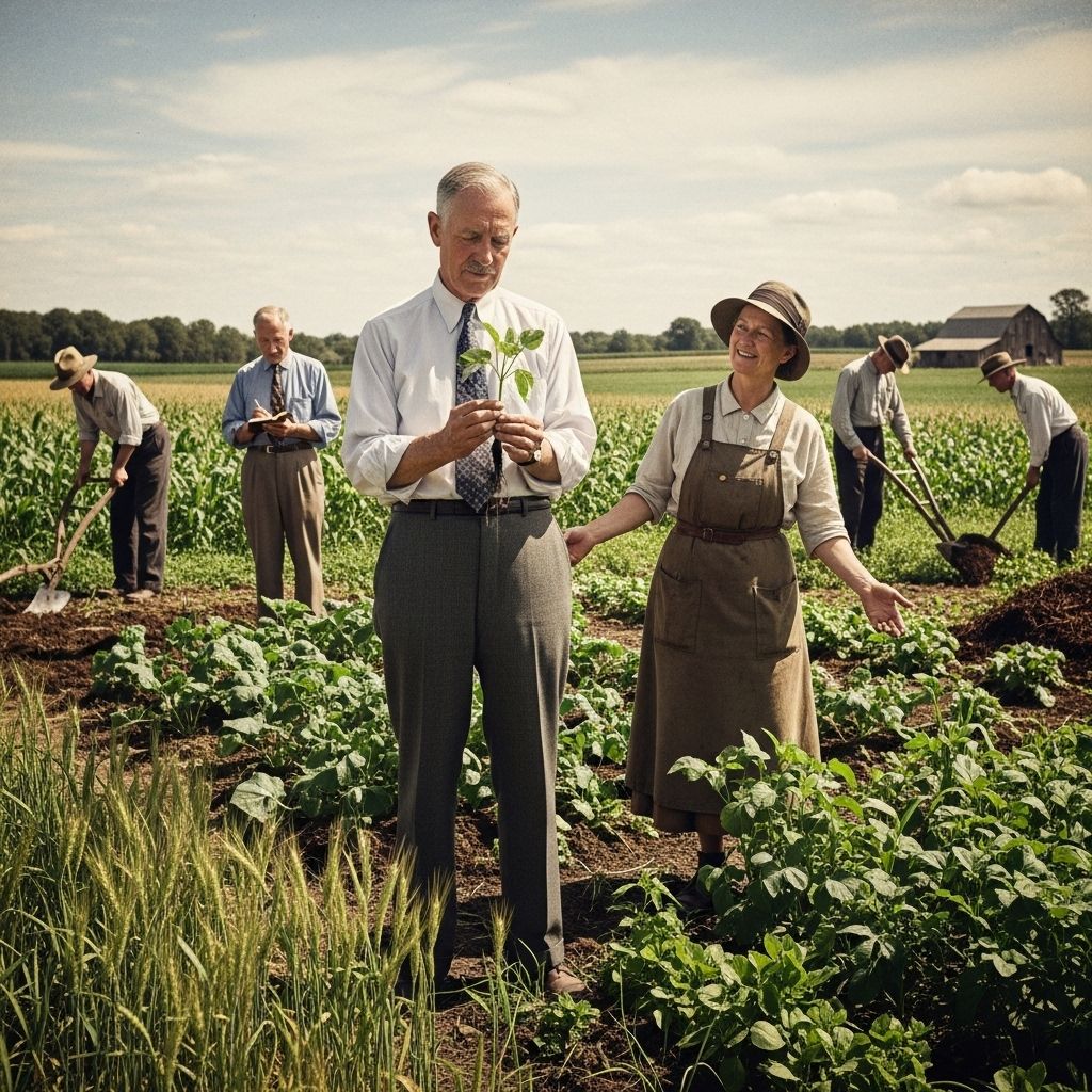 Discover the visionaries who revolutionized agriculture through organic farming principles