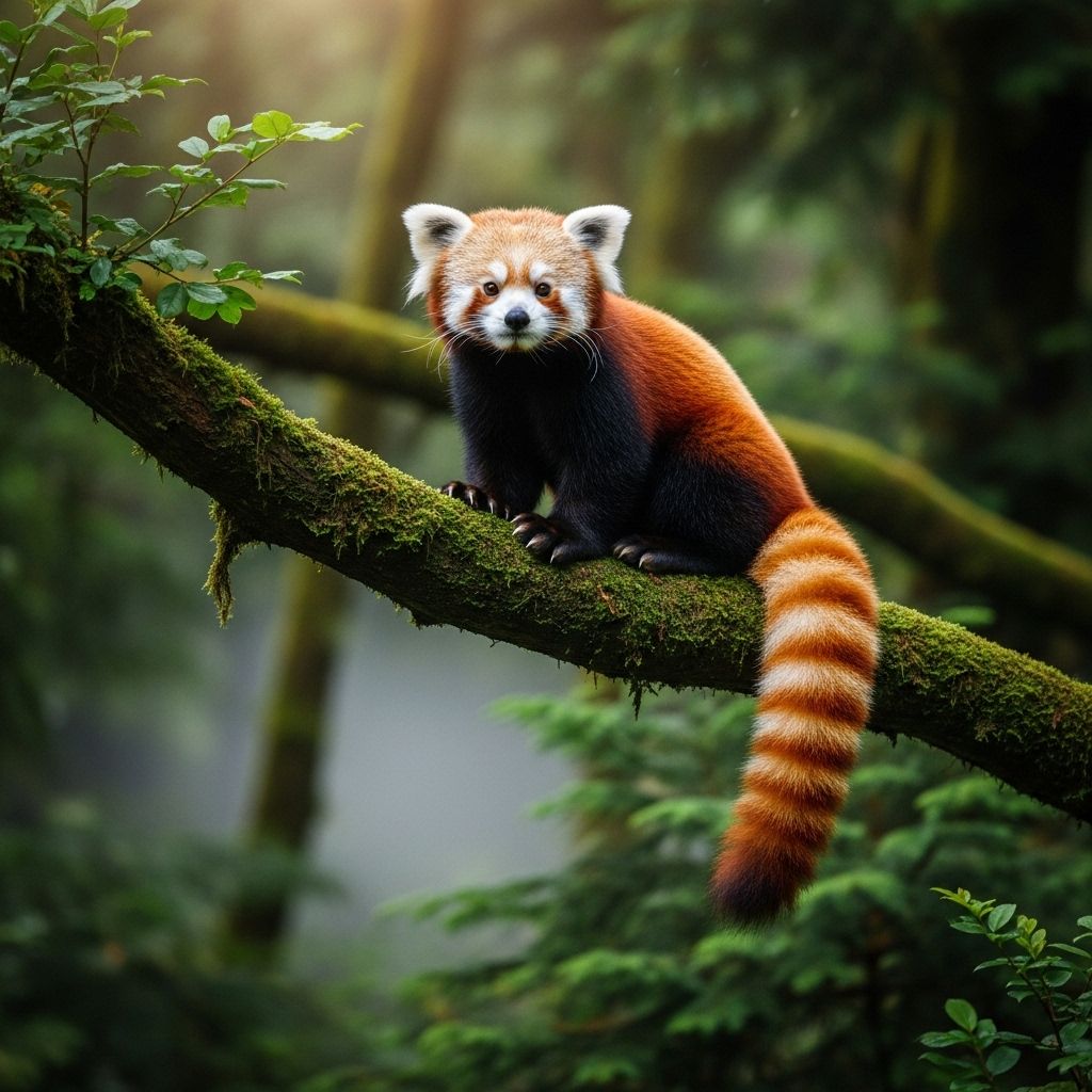 Explore the urgent challenges facing red pandas and the tireless global efforts to secure their future in the wild.