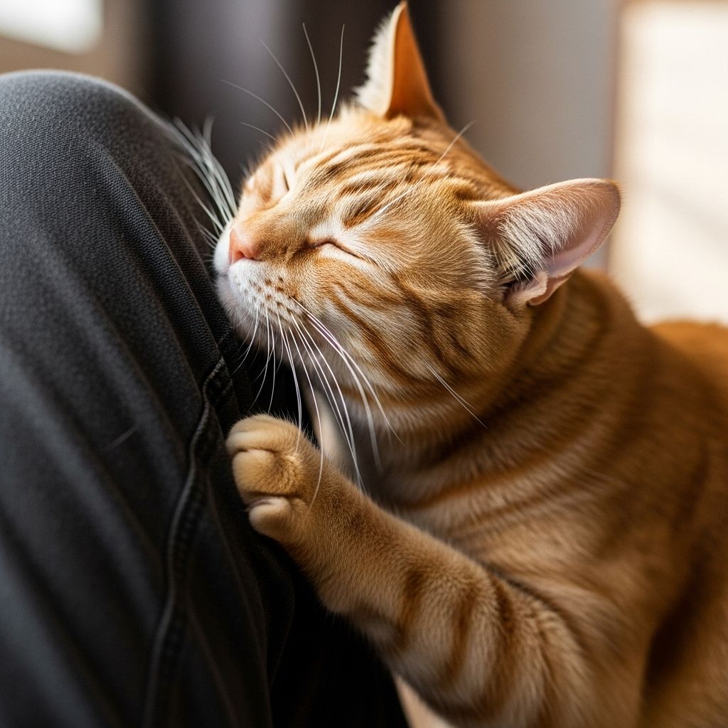 Head bumps and cheek contacts offer insight into feline communication and bonds.