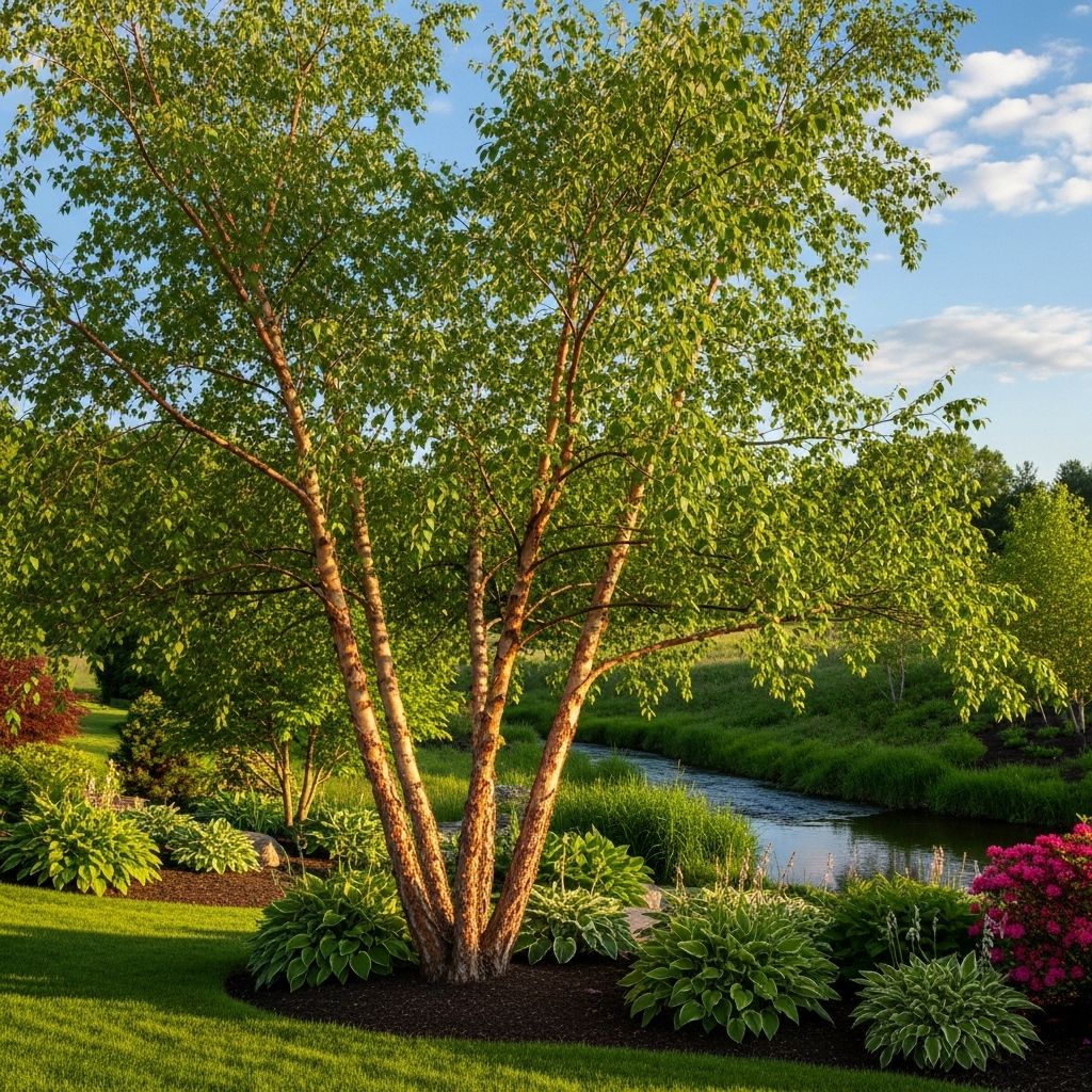 Discover the adaptability, striking bark, and wildlife value of the river birch, making it an exceptional choice for diverse home landscapes.