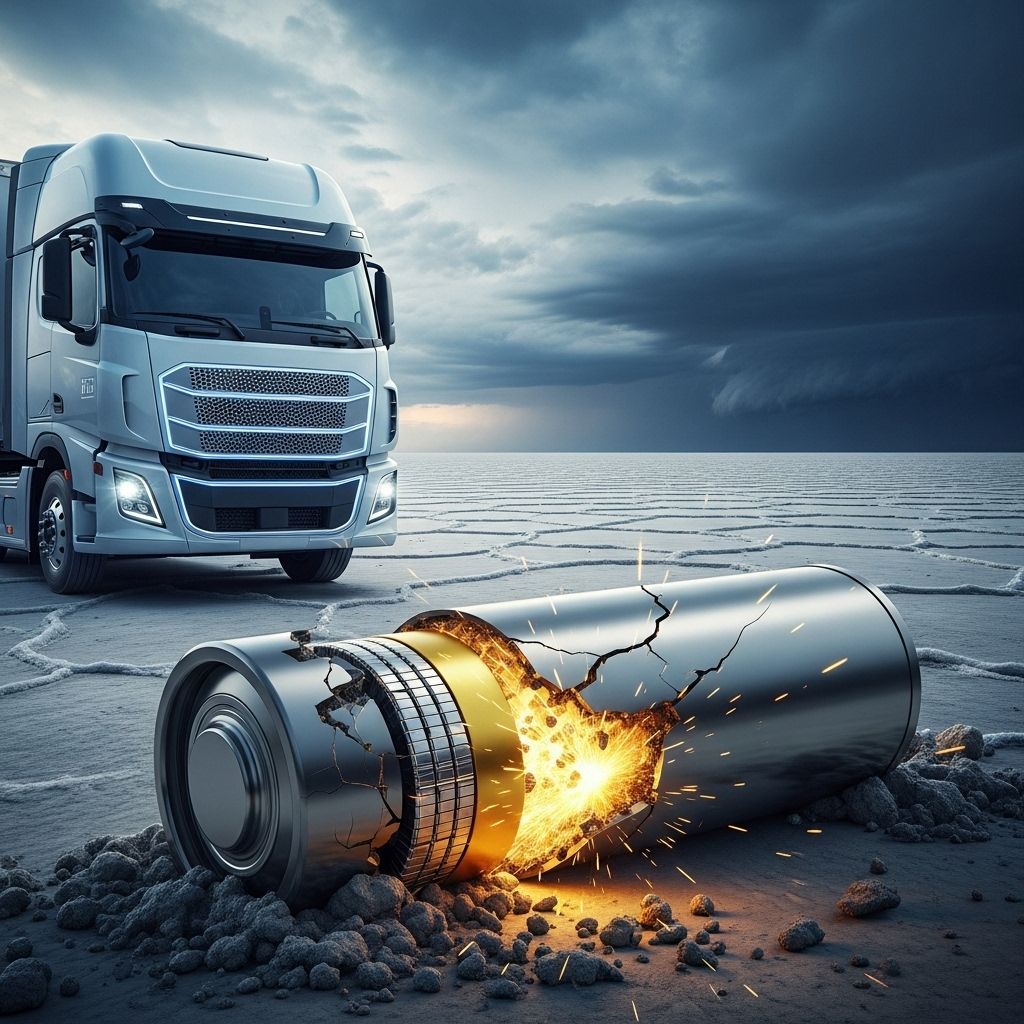 Amid a global battery shortage, automakers persist in selling massive electric trucks, raising questions about sustainability and priorities.