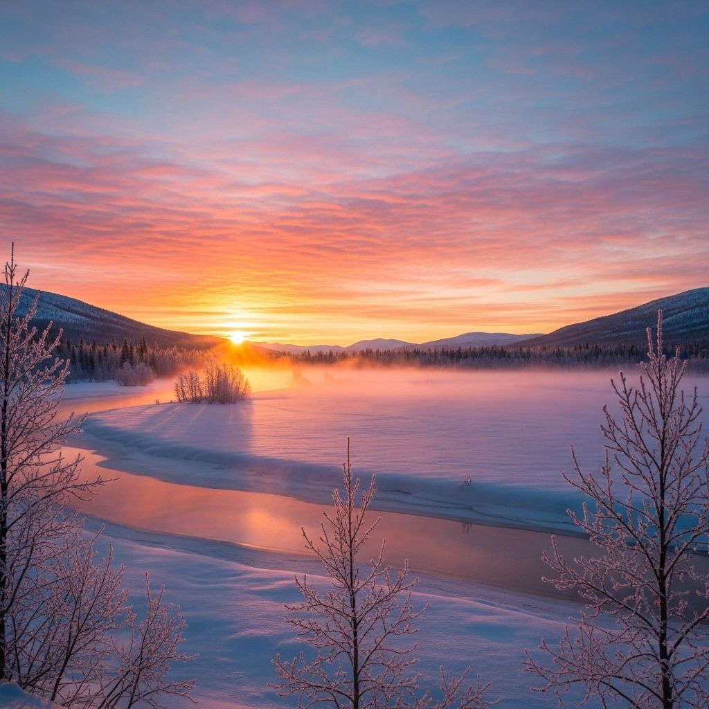 Explore the science and beauty behind winter sunrises and discover how cold weather makes morning light truly magical.