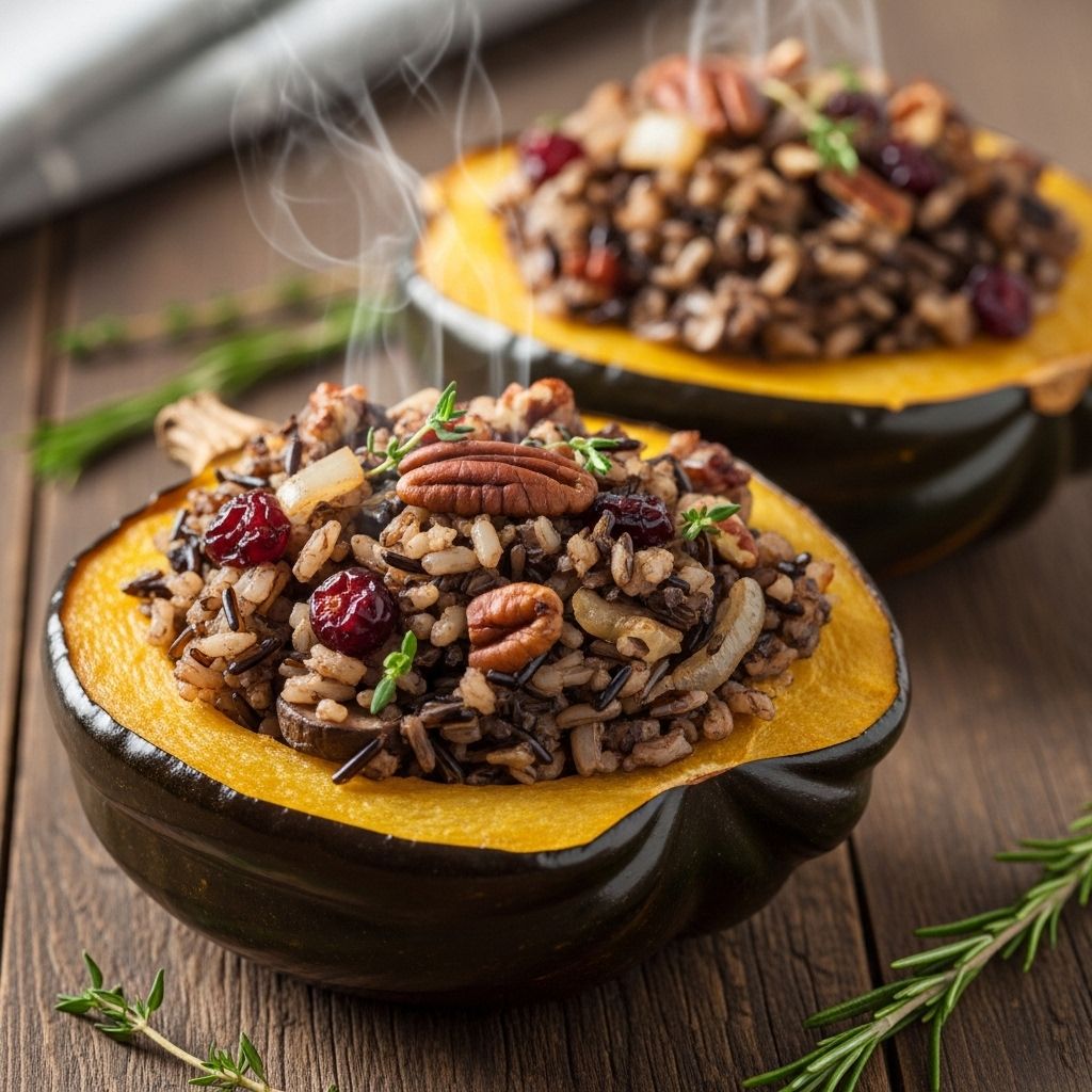 Discover a vibrant and nourishing wild rice–stuffed acorn squash recipe, packed with flavor and plant-powered nutrition for all seasons.