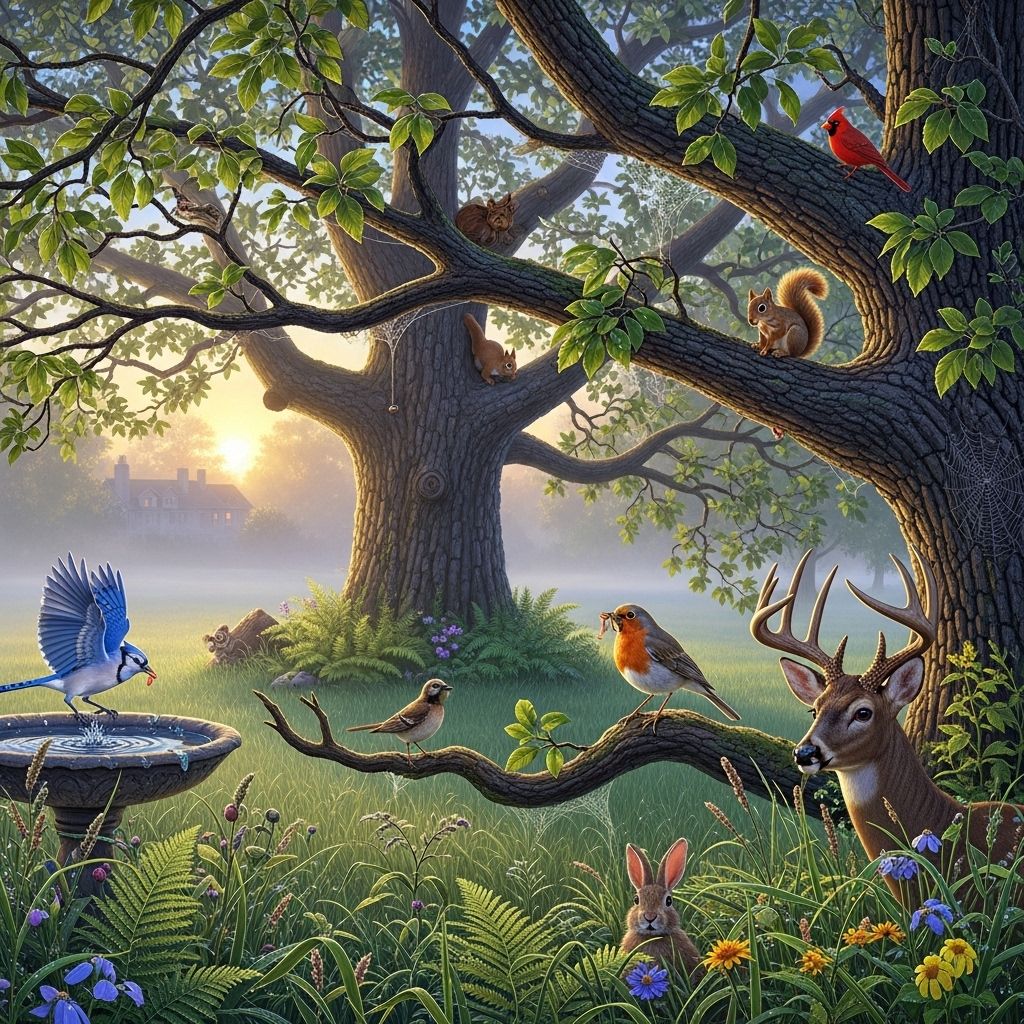 Uncover the fascinating world of backyard wildlife by learning to identify their distinct sounds and calls.