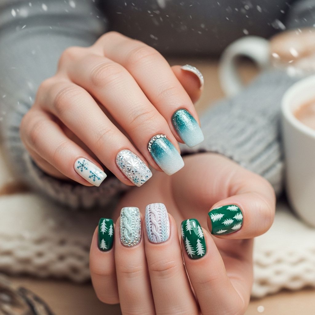The ultimate guide to festive, chic, and creative nail art to inspire your winter manicure looks in 2025.