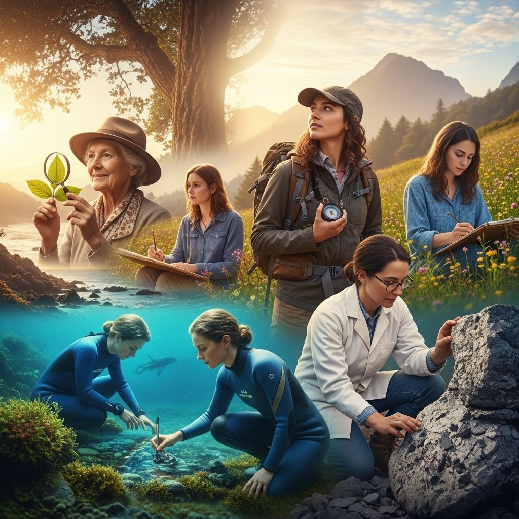 Women Who Changed the Way We See Nature A celebration of pioneering women who transformed our understanding and protection of the natural world.