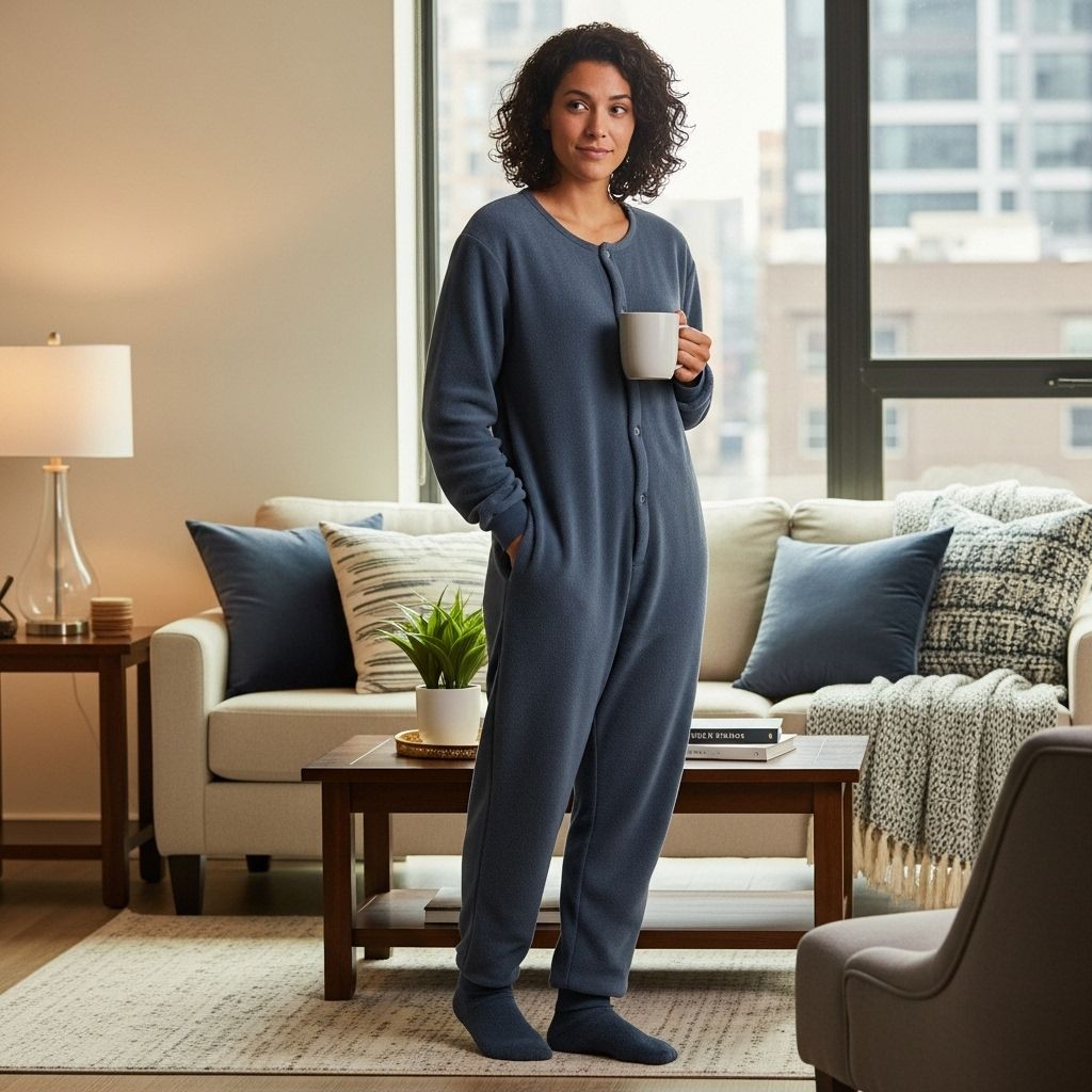One fashion editor ditched her usual wardrobe and embraced life in footie pajamas for seven cozy days in NYC.