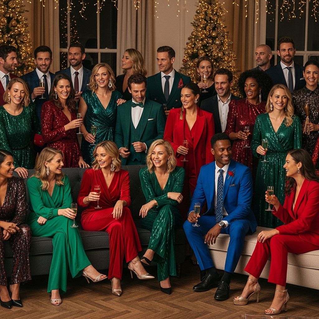 Discover 26 eye-catching outfit ideas that transition seamlessly from the office to your work Christmas party.