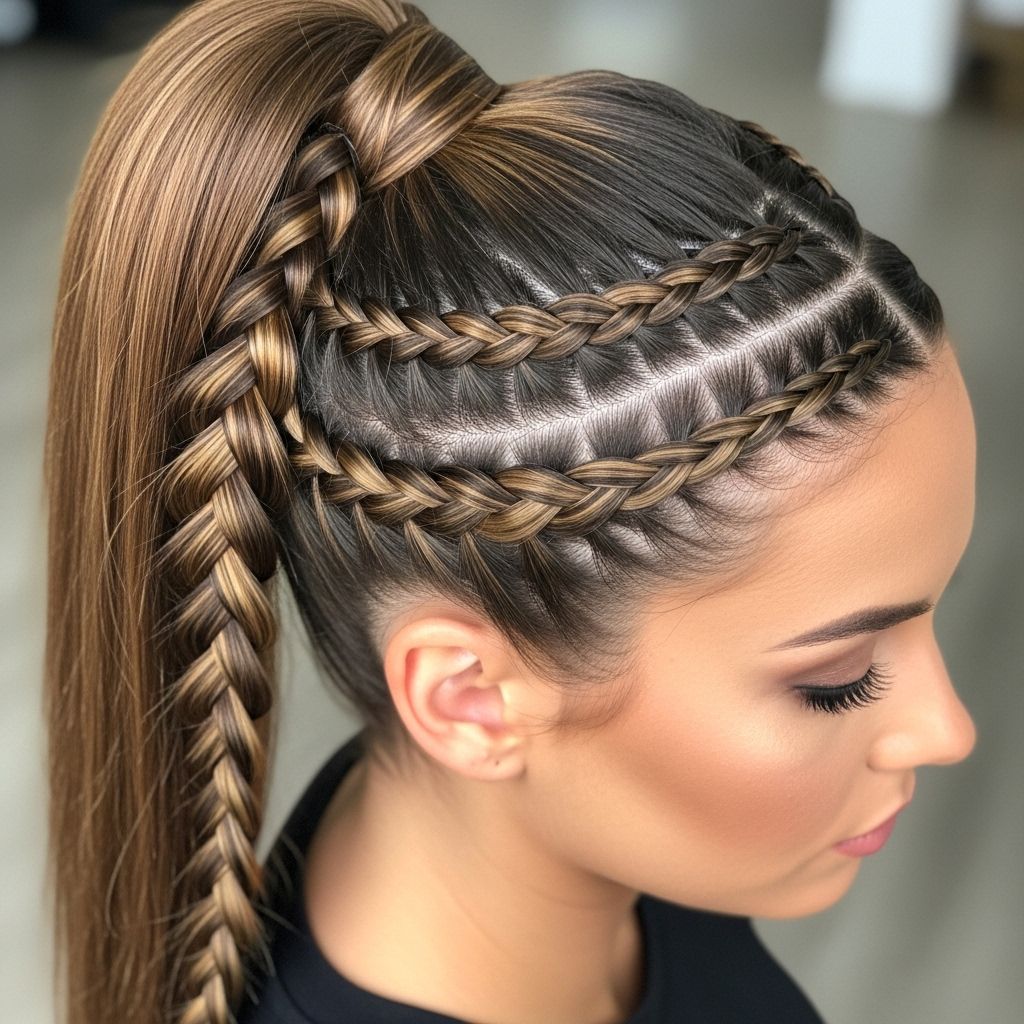 Learn how to create the trending X-Stitch Ponytail Braid for a bold, protective style that stands out in any crowd.
