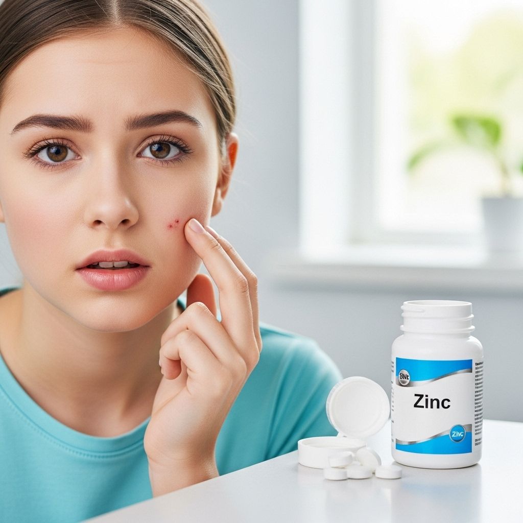 Zinc & Supplements for Teen Acne: Science, Safety, and Strategic Choices for Clearer Skin Balancing oil levels and easing inflammation nurtures healthier, more resilient adolescent skin.